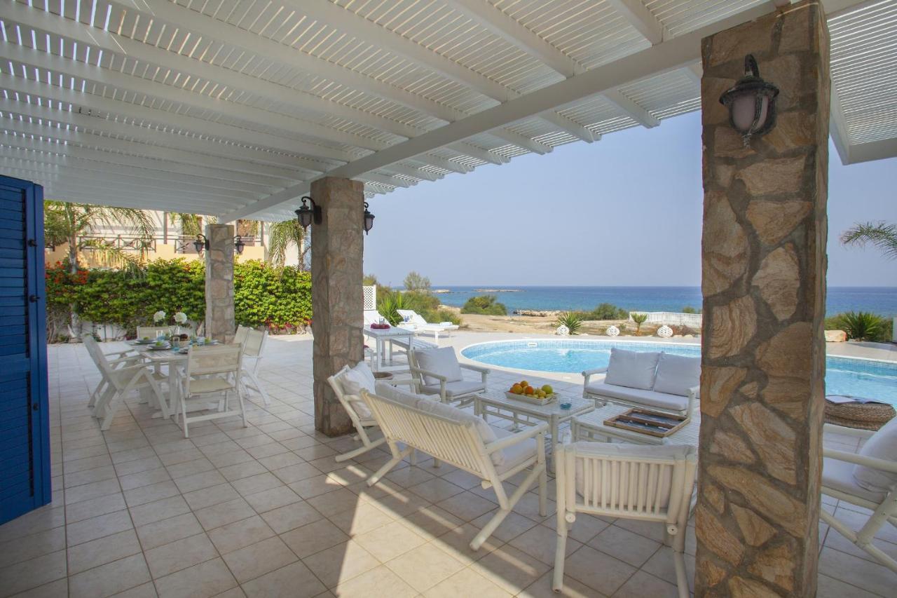 Mimoza Seafront Villa Протарас Екстериор снимка