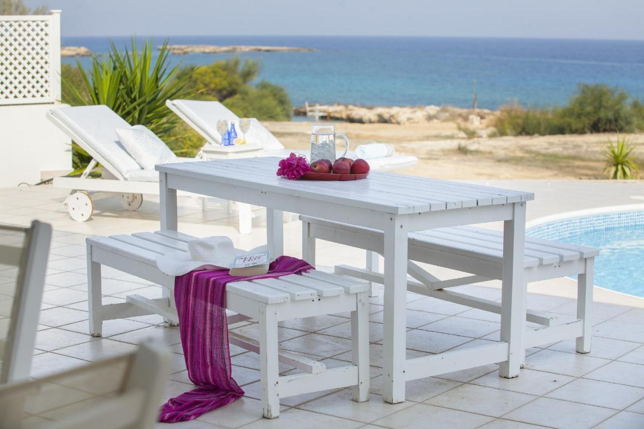 Mimoza Seafront Villa Протарас Екстериор снимка